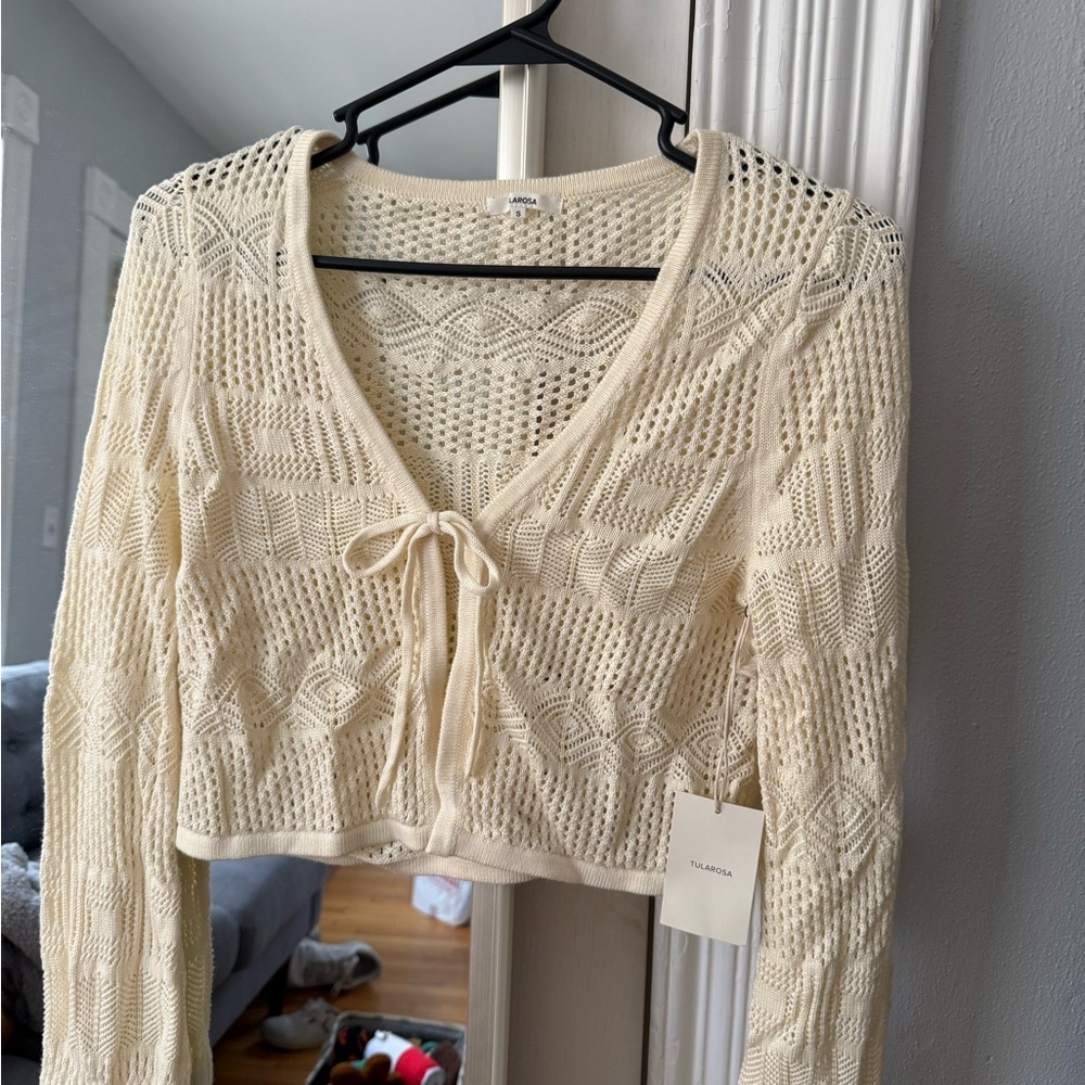 Tularosa long sleeve tie top